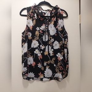 Women's Floral Sleeveless Blouse